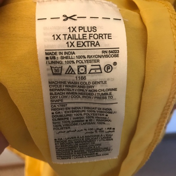 Yellow Floral Old Navy Dress - Picture 4 of 4